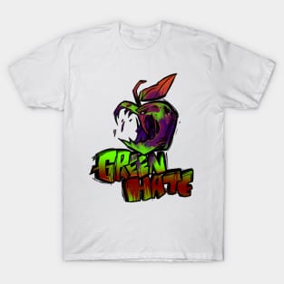 Green Hate Apple T-Shirt